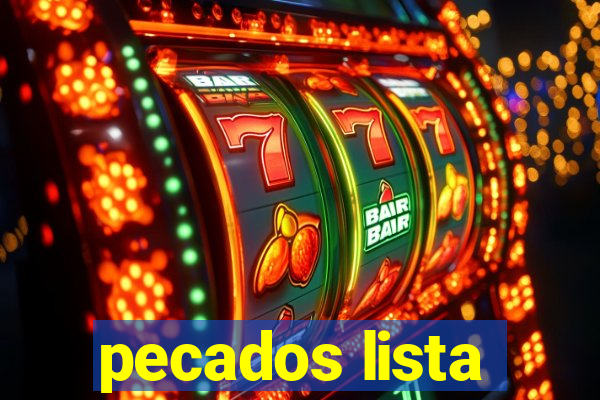 pecados lista